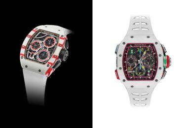 リシャールミルジャパンが能登半島復興支援ほかを目的にしたチャリティオークションにセレブ愛用の2モデルを出品